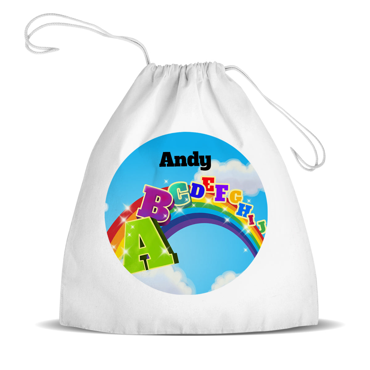 A to Z Premium Drawstring Bag