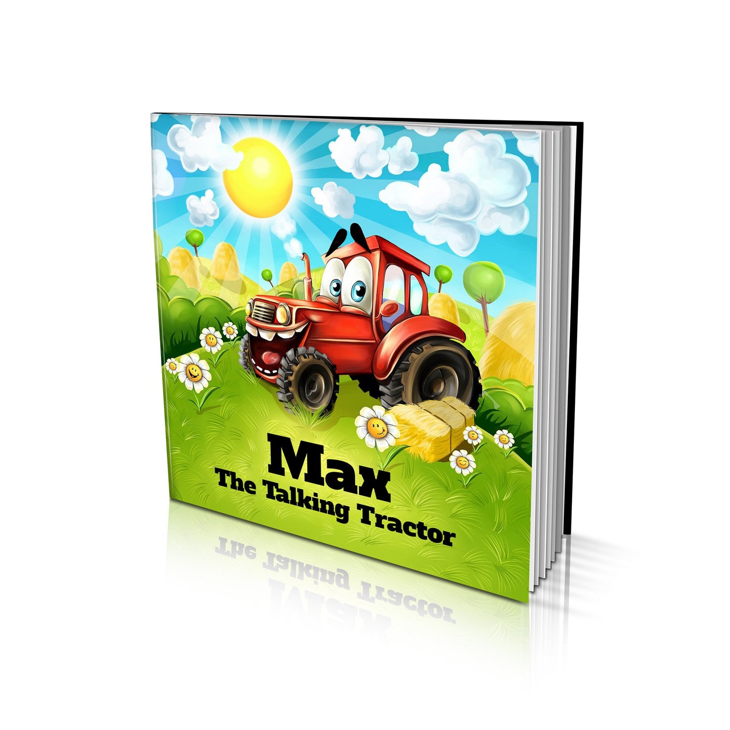 Large Soft Cover Story Book - The Talking Tractor