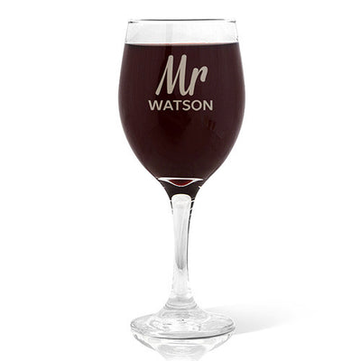 Mr Design Wine Glass