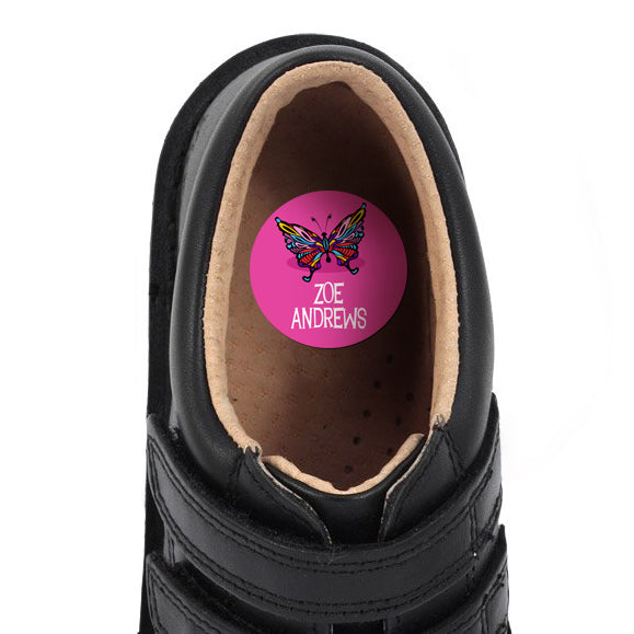 Shoe Dots Butterfly 18pk