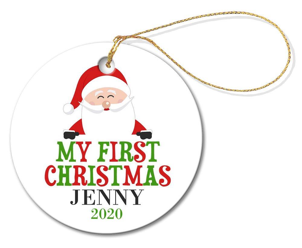 My First Round Porcelain Ornament