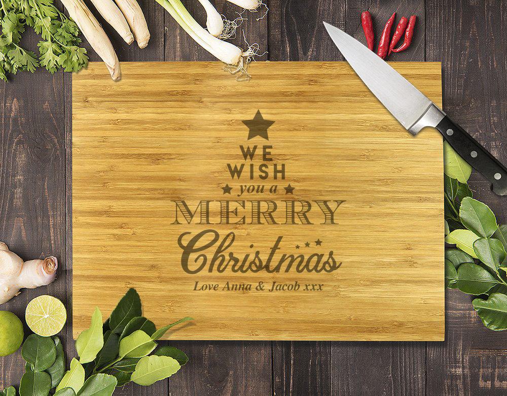 Star Bamboo Cutting Board 8x11"