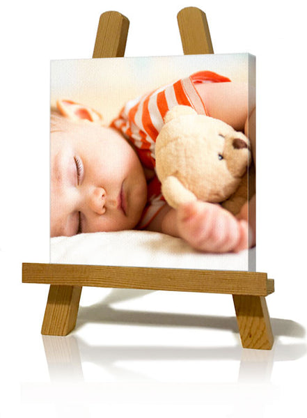 6 x 6" (15x15cm) Slim Canvas Print With Easel