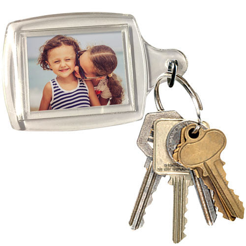 Small Rectangle Photo Keyring