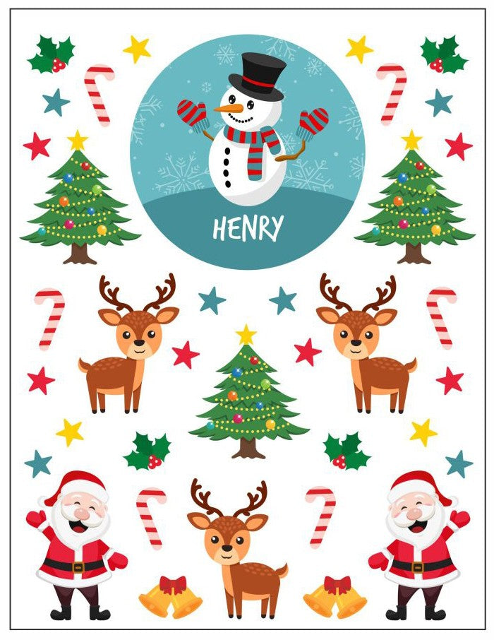 Snowmaker Stickers Snowman Sticker Pack – BIGW Photos