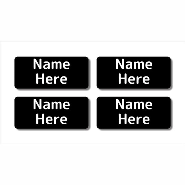 Single Colour Rectangle Name Labels 32pk – BIGW Photos
