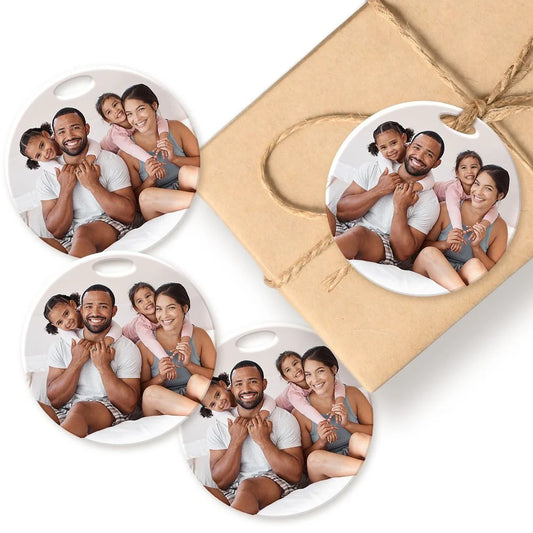 Photo  Acrylic Gift Tag - Set of 4