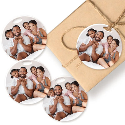 Photo  Acrylic Gift Tag - Set of 4