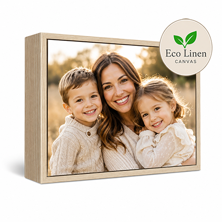 12x24" Framed Eco Linen Canvas Print