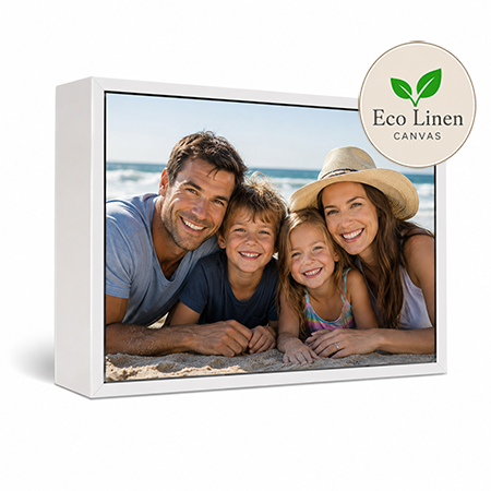 12x24" Framed Eco Linen Canvas Print