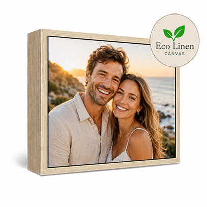 16x24" Framed Eco Linen Canvas Print