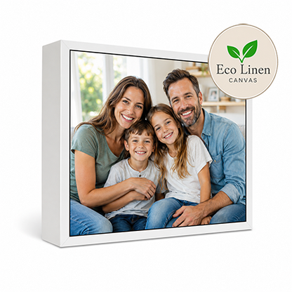 16x24" Framed Eco Linen Canvas Print