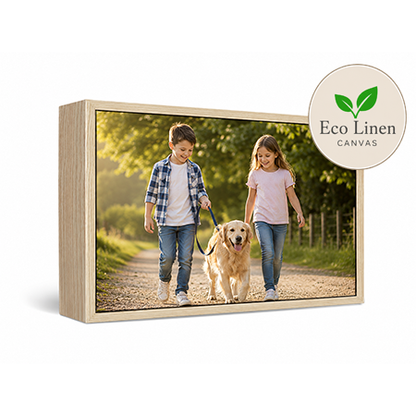 16x32" Framed Eco Linen Canvas Print