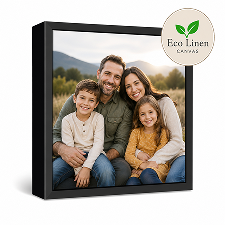 24x24" Framed Eco Linen Canvas Print
