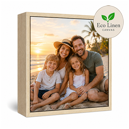 30x30" Framed Eco Linen Canvas Print
