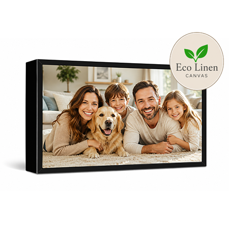 30x60" Framed Eco Linen Canvas Print