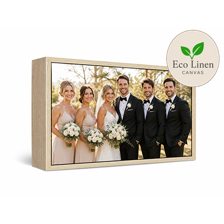 30x60" Framed Eco Linen Canvas Print