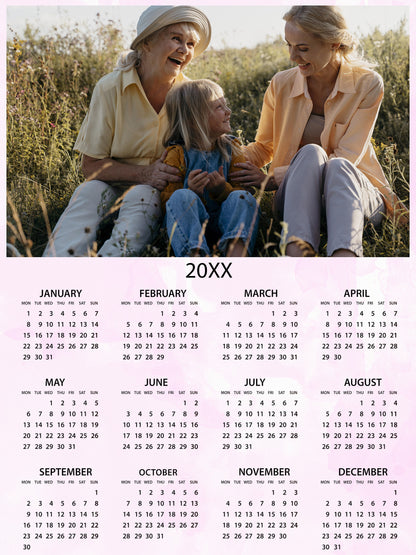 6x8" Sticky Calendar