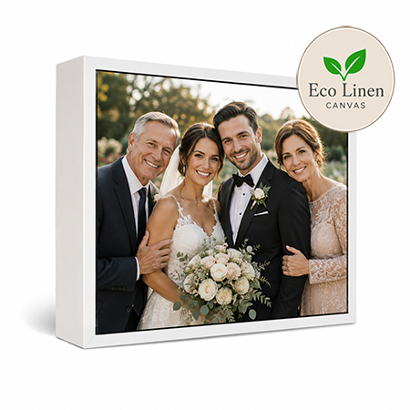 40x60" Framed Eco Linen Canvas Print