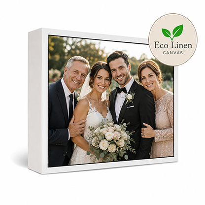 40x60" Framed Eco Linen Canvas Print
