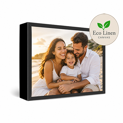 8x12" Framed Eco Linen Canvas Print