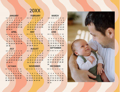 12x18" Sticky Calendar