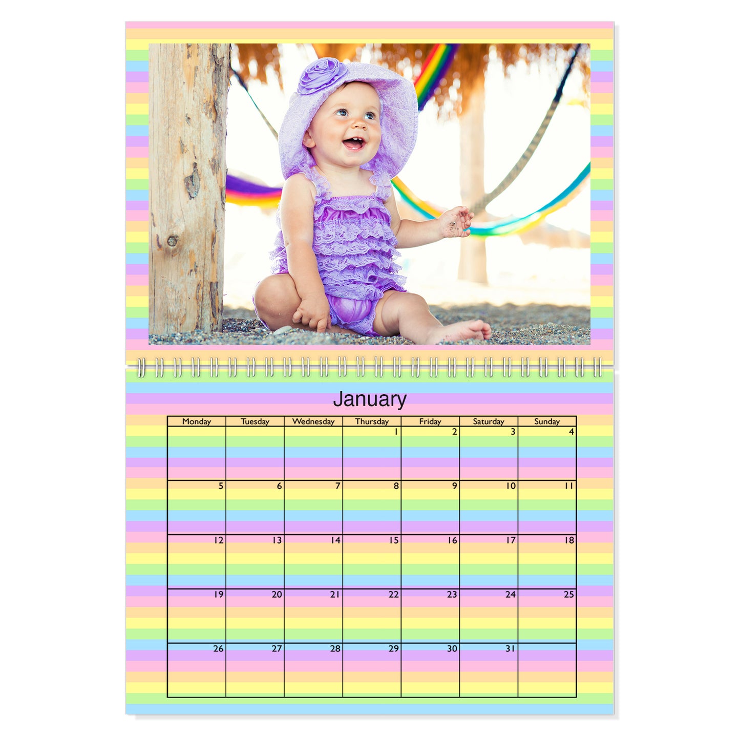 A5 'Centre Bound' Calendar