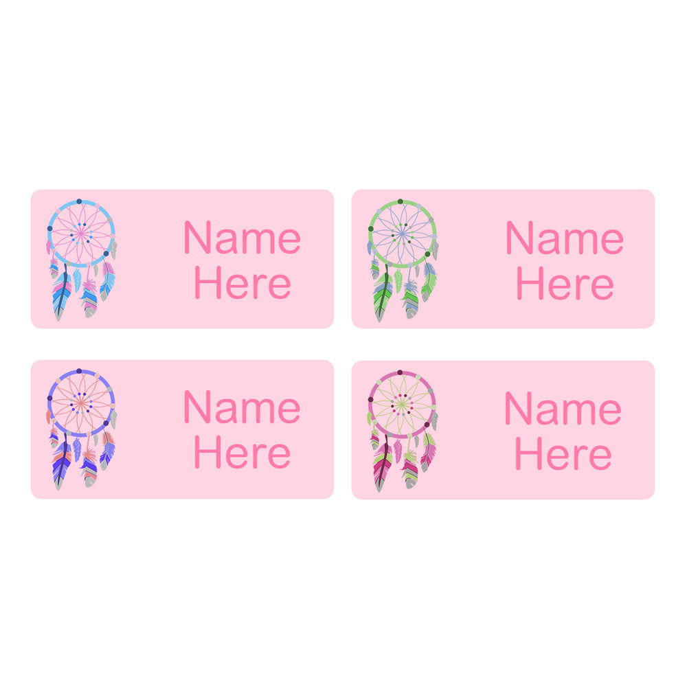 Dream Catcher Rectangle Name Labels 32pk