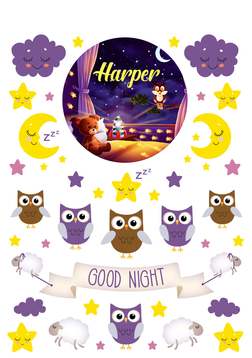 Goodnight Sticker Pack – BIGW Photos