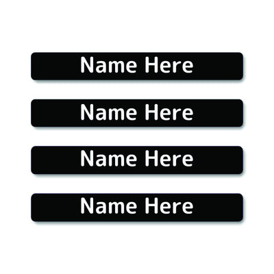 Single Colour Mini Name Labels 40pk