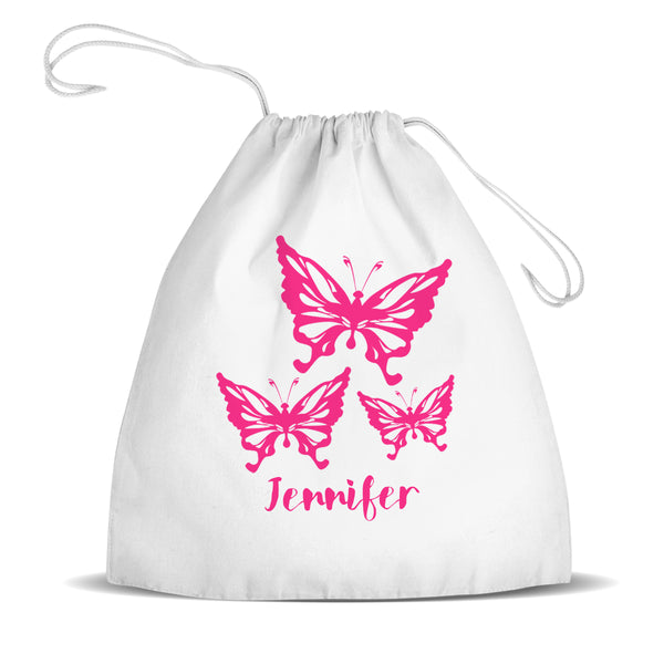 Butterflies Premium Drawstring Bag
