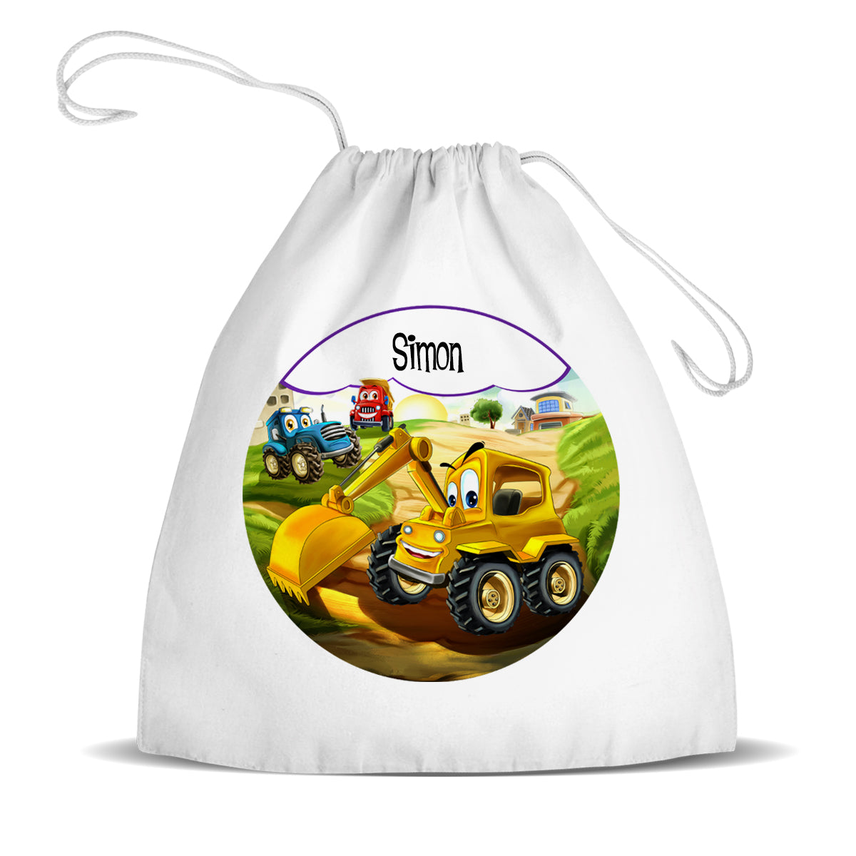 Little Digger Premium Drawstring Bag