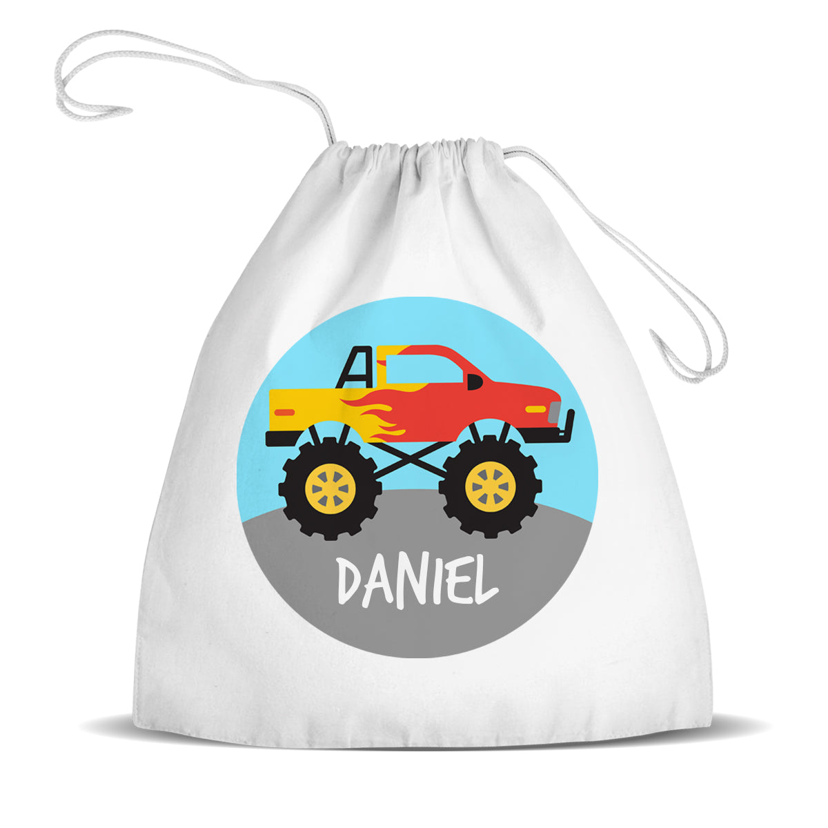 Flaming Truck Premium Drawstring Bag – BIGW Photos