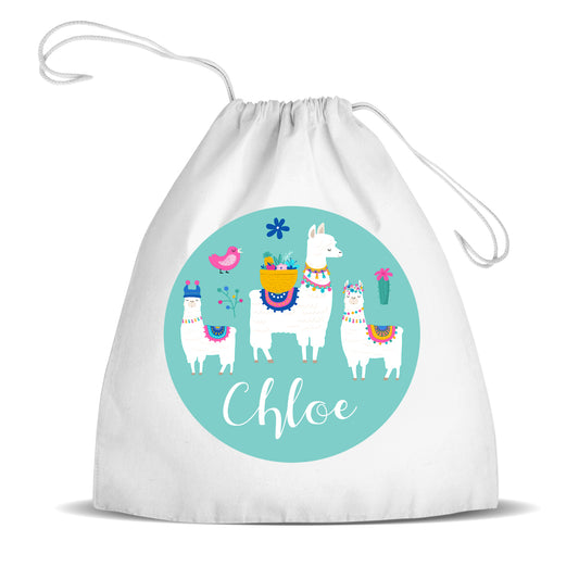 Llama Premium Drawstring Bag