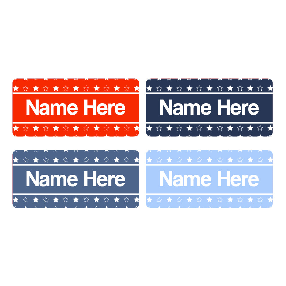 Star Rectangle Name Labels 32pk – BIGW Photos
