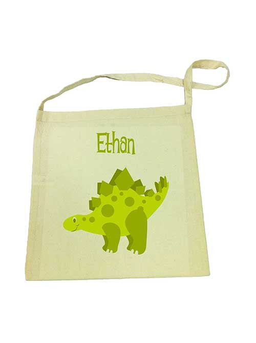 Tote Bag - Green Dinosaur