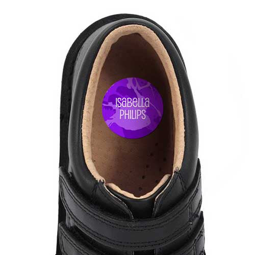 Shoe Dots Purple 18pk