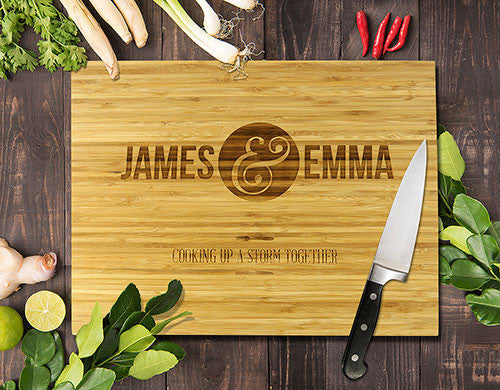 Cooking Up A Storm Bamboo Cutting Boards 8x11"