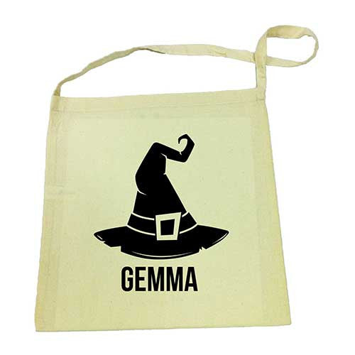 Calico Tote Bag - Witches Hat