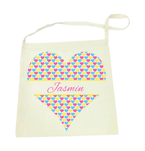 Calico Tote Bag -  Heart
