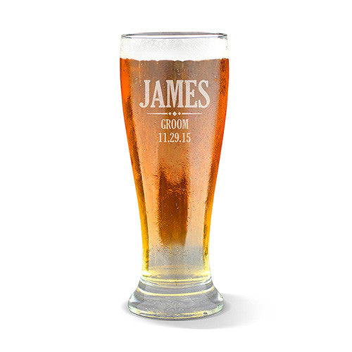 Groom Design Premium 285ml Beer Glass