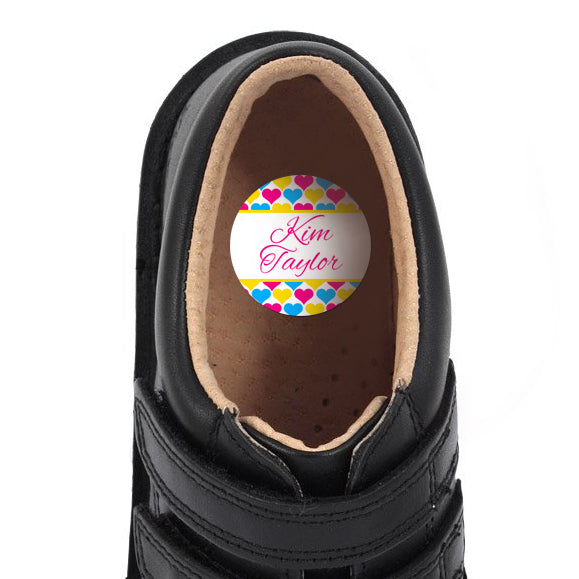 Shoe Dots Hearts 18pk