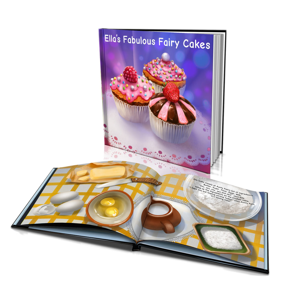 Hard Cover Story Book - Fabulous Fairy Cakes