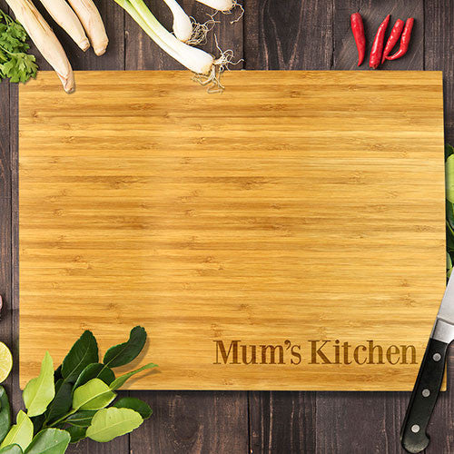 Simple Mum's Kitchen Bamboo Cutting Board 8x11"