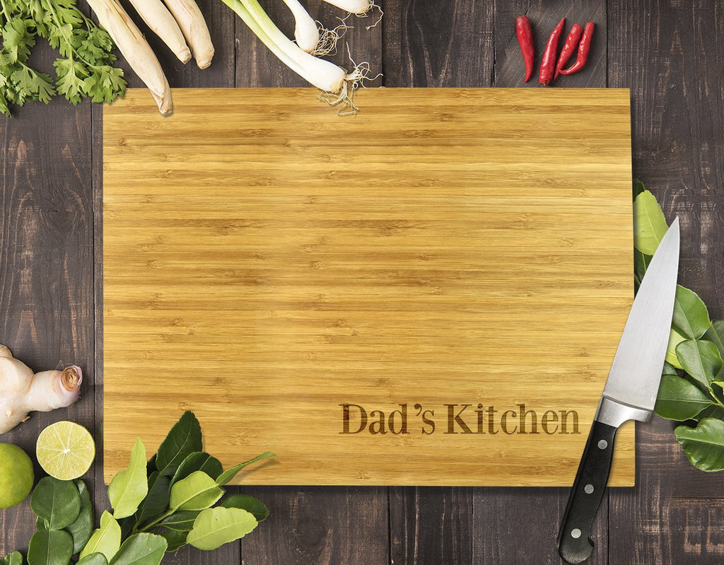 Simple Dad's Kitchen Bamboo Cutting Board 8x11"