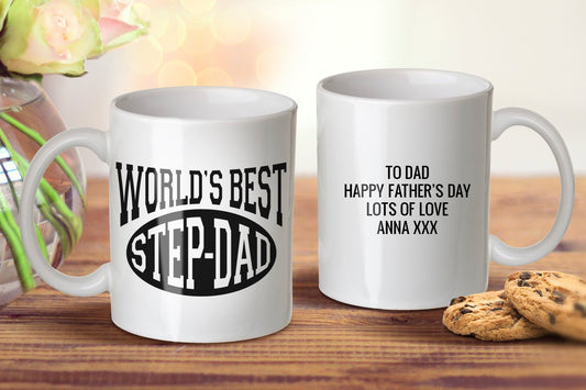 World's Best Step Dad Ever Mug - Father's Day