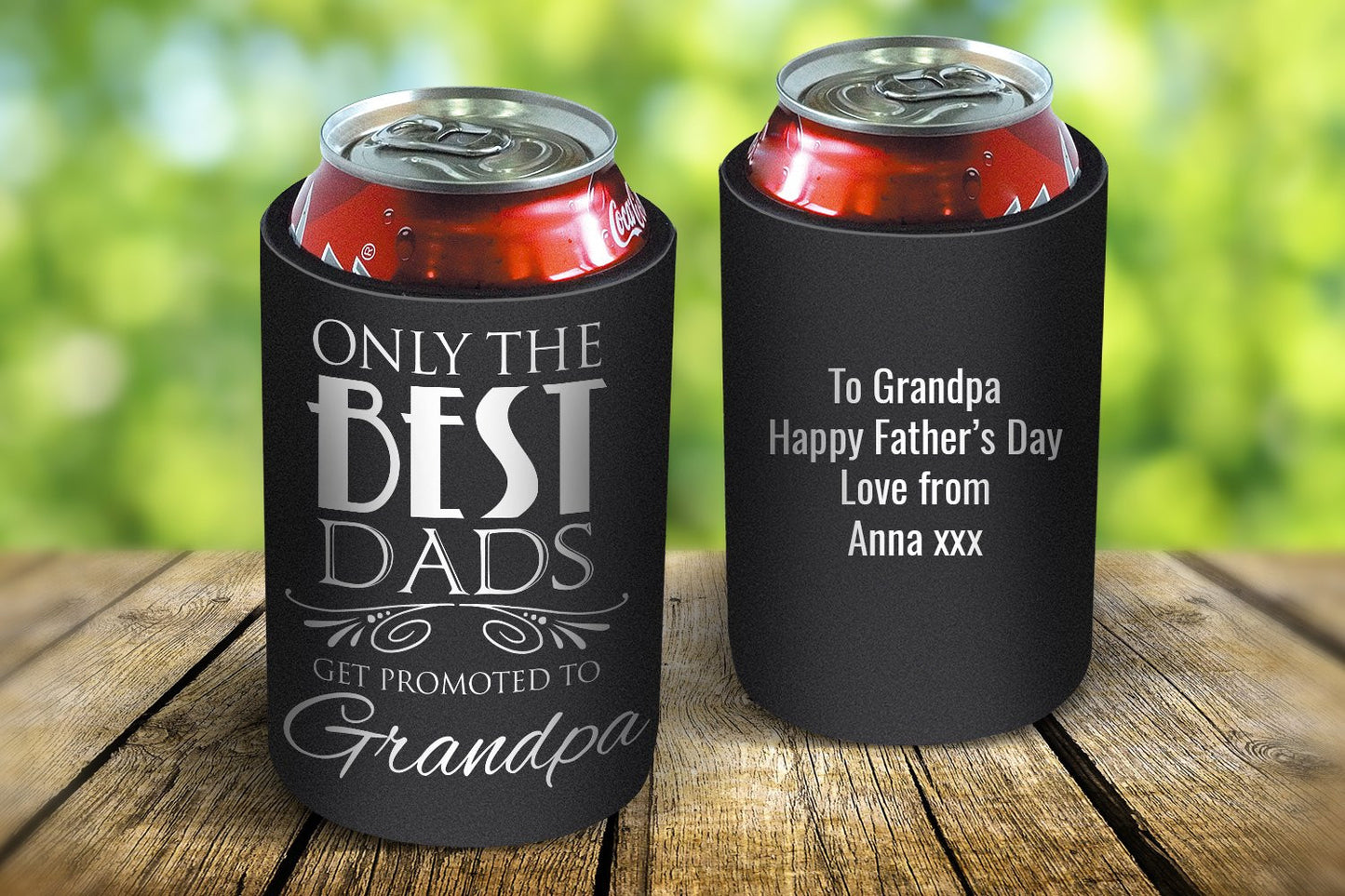 Promoted To Grandpa Stubby Cooler