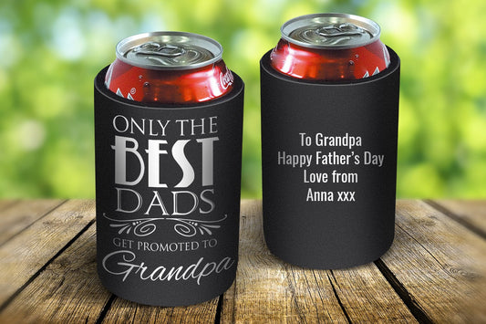 Promoted To Grandpa Stubby Cooler