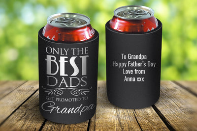 Promoted To Grandpa Stubby Cooler