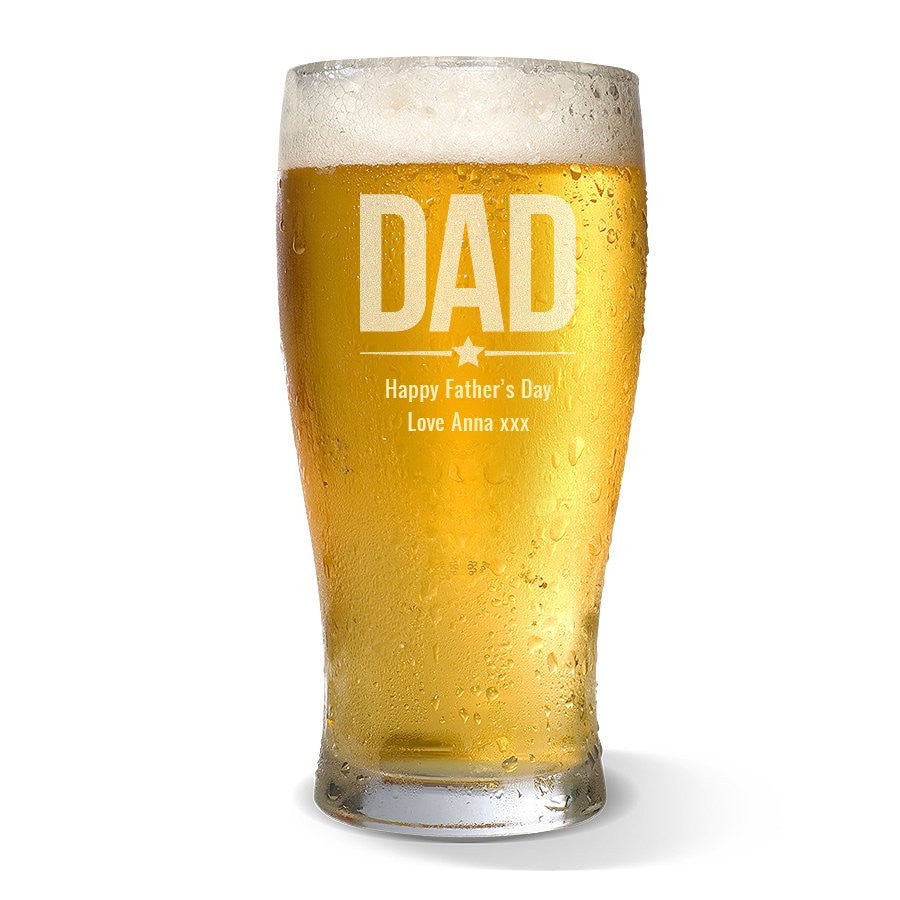 Dad Standard 425ml Beer Glass